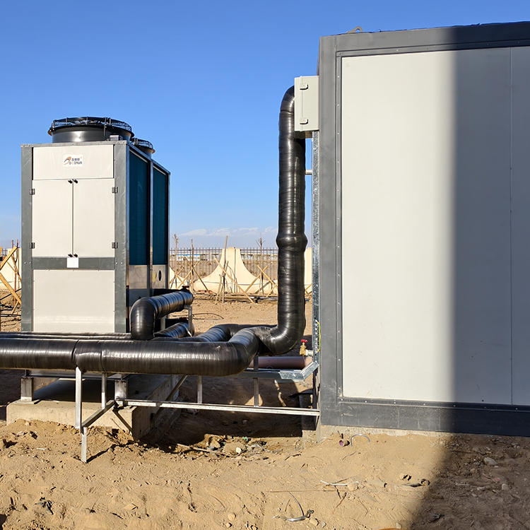 新疆撬装一体化空气源热泵采暖