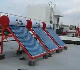 单机太阳能热水工程